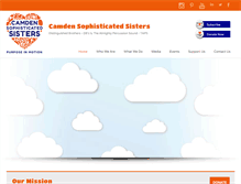 Tablet Screenshot of camdensophisticatedsisters.org